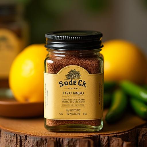 Yuzu Kosho Rub spice jar